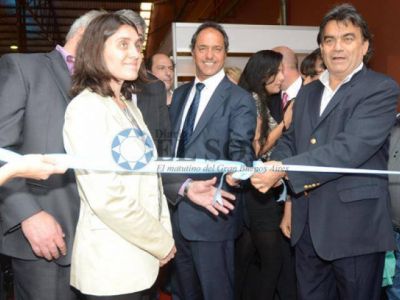 Scioli y Guti�rrez inauguraron la novena Expo Industrial