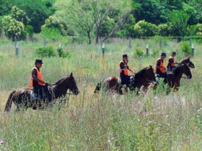 �Patrulleros, motos y caballos para resguardar la seguridad en Bah�a?