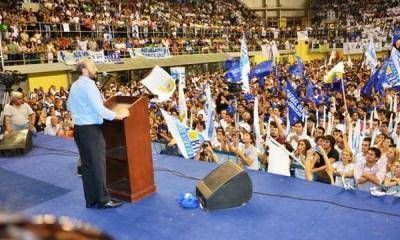 Insfr�n volvi� convocar a votar por colores y a "llenar las urnas con votos azules" el domingo 27