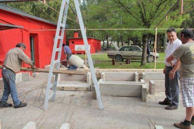 Bolpe recorri� las obras y trabajos que se est�n realizando en el Balneario Municipal