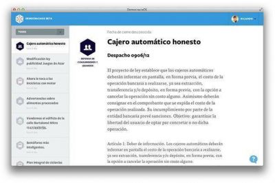 El Partido de la Red present� una web para saber todo sobre la Legislatura