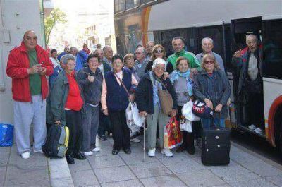 Los abuelos lujanenses regresaron de Mar del Plata