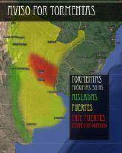 Contin�a el alerta meteorol�gico para Tandil