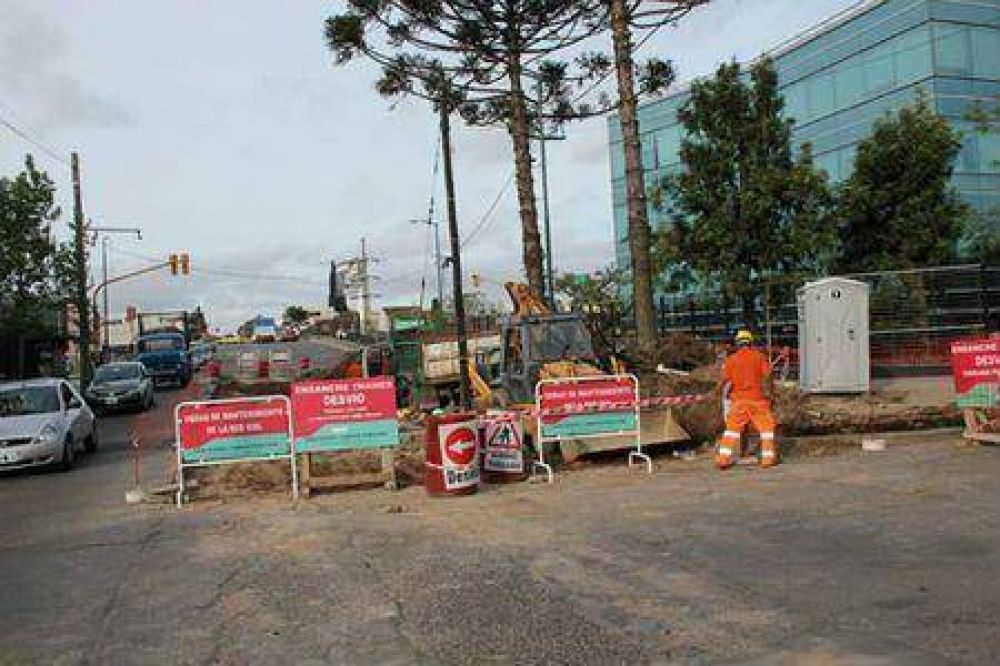 Comenzaron los trabajos de modernizaci�n en la calle Thames de San Isidro