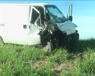 Chocaron un cami�n y una camioneta en la Ruta 5