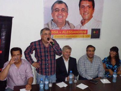 Alessandrini abrió sede central del Frente Renovador en Vicente López