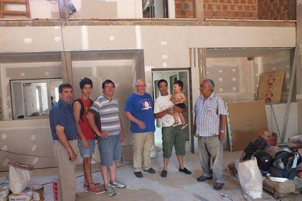 A toda marcha contin�an las obras de la nueva sede de la entidad