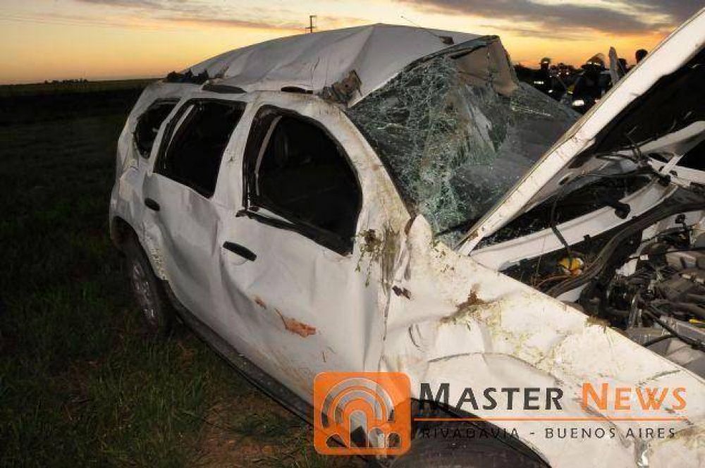 Ruta 70: se accident� una familia de Eduardo Castex y falleci� una mujer