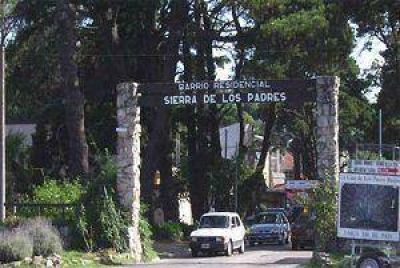 El Delegado de Sierra de los Padres dijo que solo hay robos menores en el barrio