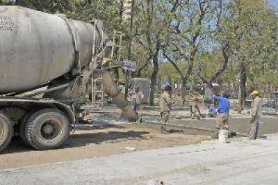 Avanza la obra de la plaza Libertad y se liberan calles del microcentro