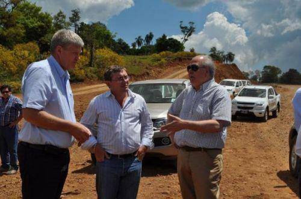 Avanza los trabajos en la ruta que une a los municipios de Campo Grande y 25 de Mayo