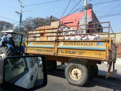 Alperovich, Manzur y Osvaldo Jaldo aprovechan el hambre de miles de familias tucumanas para sumar votos