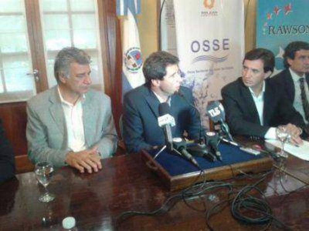 Anunciaron la puesta en marcha de la nueva obra de cloacas en Rawson