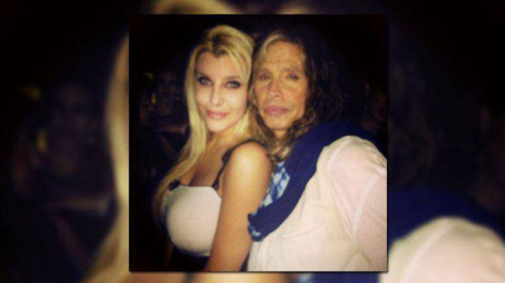 Charlotte Caniggia y la cari�osa compa��a de Steven Tyler