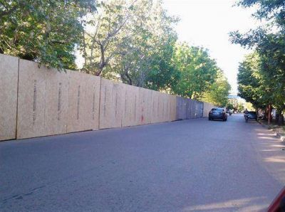 Comenzaron los trabajos de remodelaci�n en la Plaza Italia
