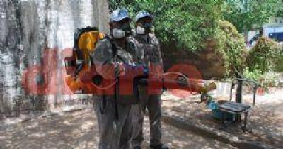 Intensifican las fumigaciones en la lucha contra el dengue