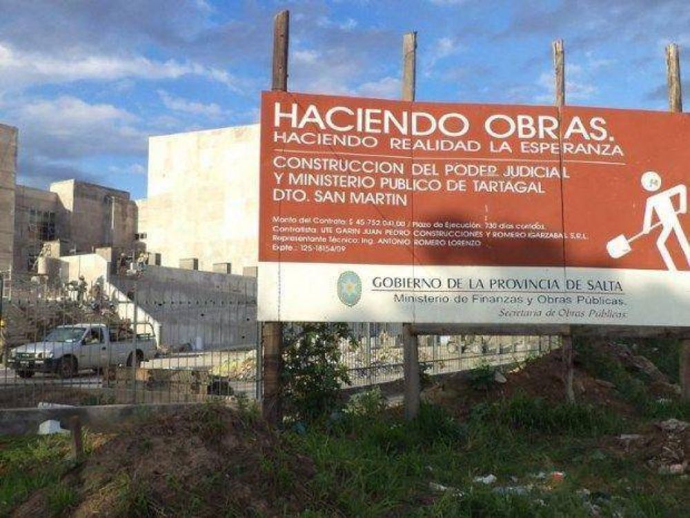 La Ciudad Judicial de Tartagal ya tiene dos a�os de retraso