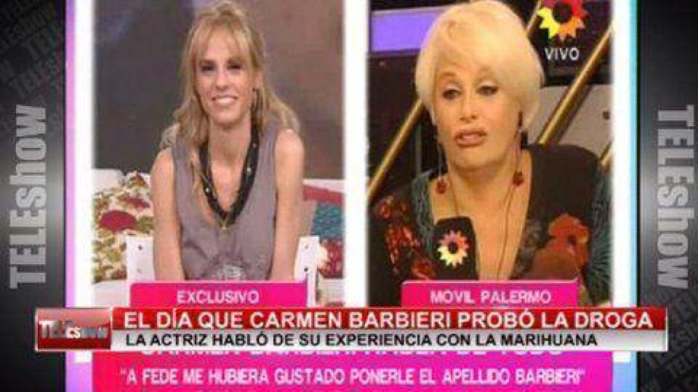  La ins�lita an�cdota de Carmen Barbieri con la marihuana