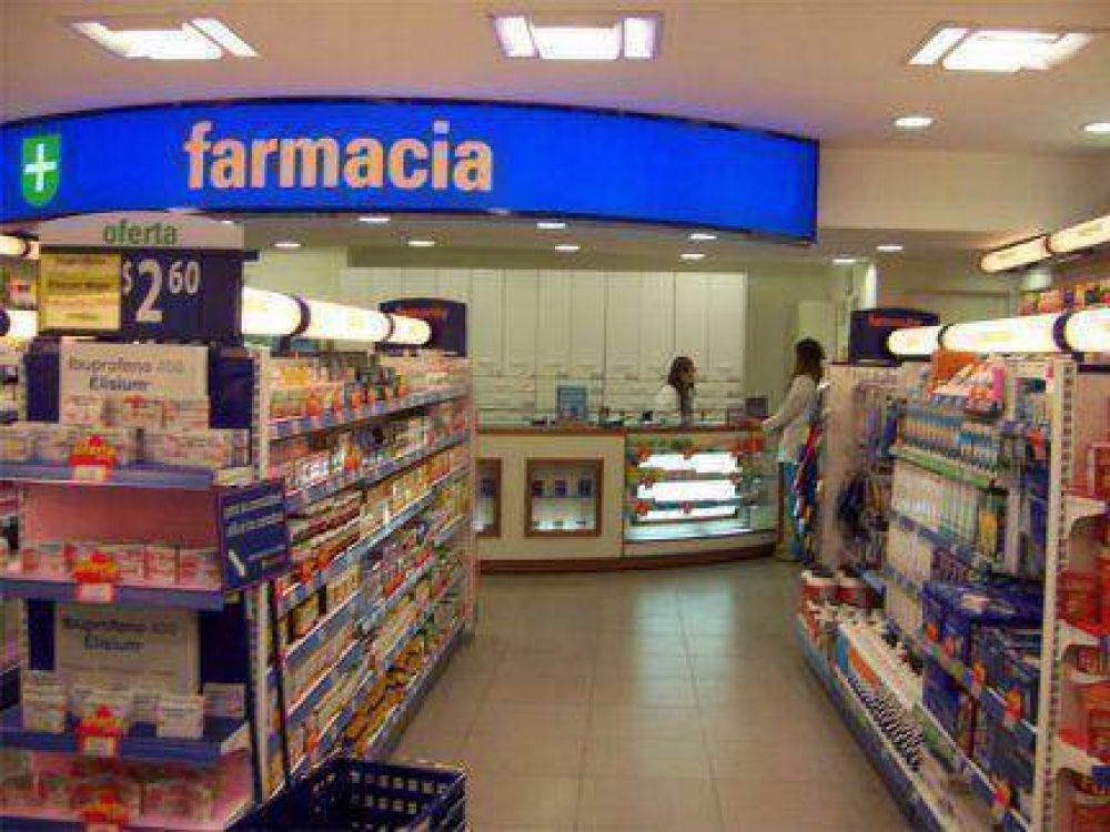 Las farmacias no podr�n vender productos alimenticios, golosinas y bebidas 