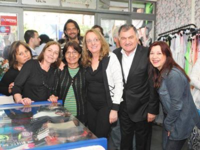 Alicia Kirchner y Pereyra caminaron junto a la gente