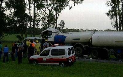 Accidente en Ruta 9 a la altura de Baradero