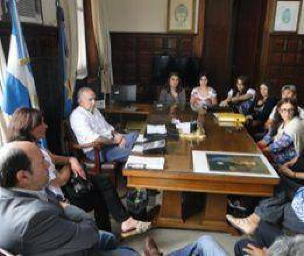 Passaglia con gremios docentes  