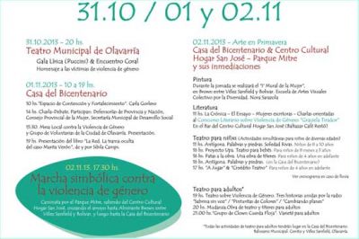 Charlas, debates y teatro por la No Violencia de G�nero