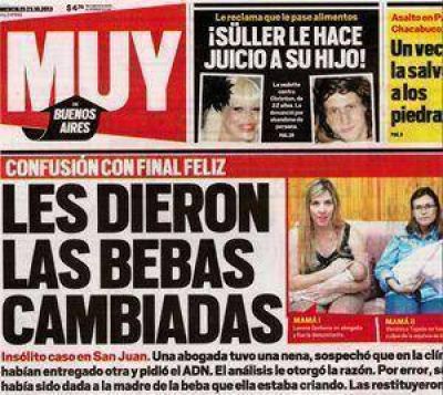 El cambio de beb�s con gran repercusi�n nacional