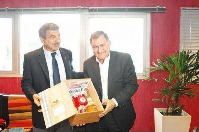 Pereyra recibi� al presidente del CONICET