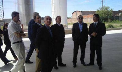 Pereyra visit� las instalaciones de los laboratorios Prolac