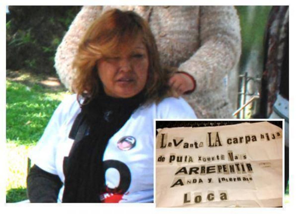 Amenazaron de muerte, a la madre de Lautaro Placeres y vuelven a poner la carpa