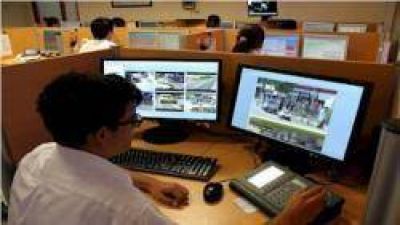  Bonfatti recorri� el Centro de Monitoreo de Rosario
