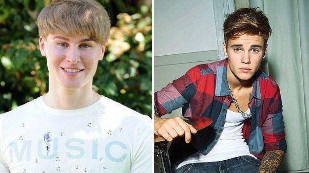Paga 100 mil d�lares en cirug�as para parecerse a Justin Bieber