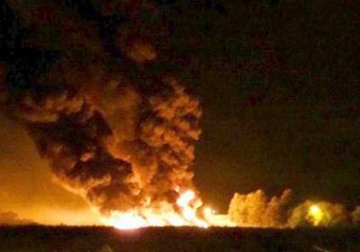 Incendio en el relleno sanitario