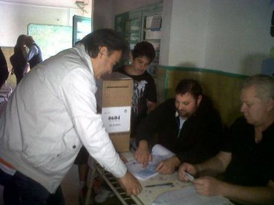Guti�rrez emiti� su voto