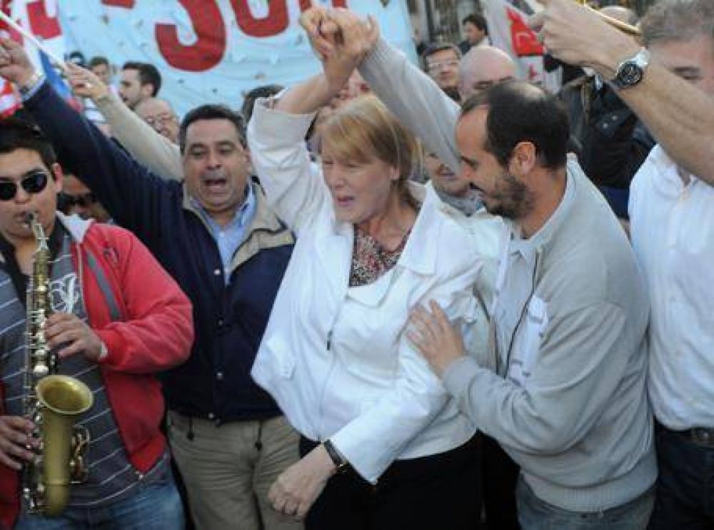 Festejos y alegría en el Frente Progresista de La Plata
