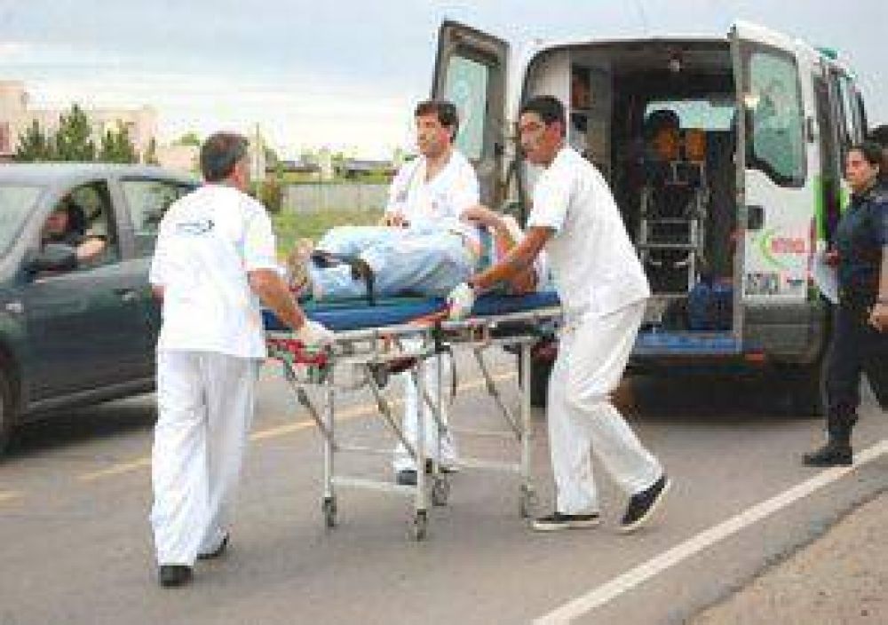 Dos lesionados en el camino al balneario