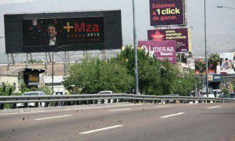 Sergio Massa no pierde el tiempo y ya tiene su publicidad en Mendoza