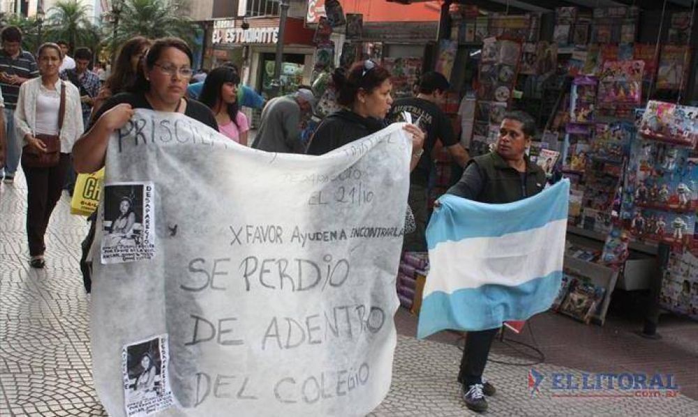 La madre de Priscila insiste en que su hija fue raptada a la salida de la escuela