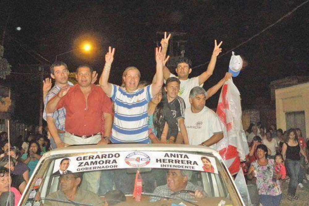 Marisa Herrera fue reelecta como intendente de Clodomira