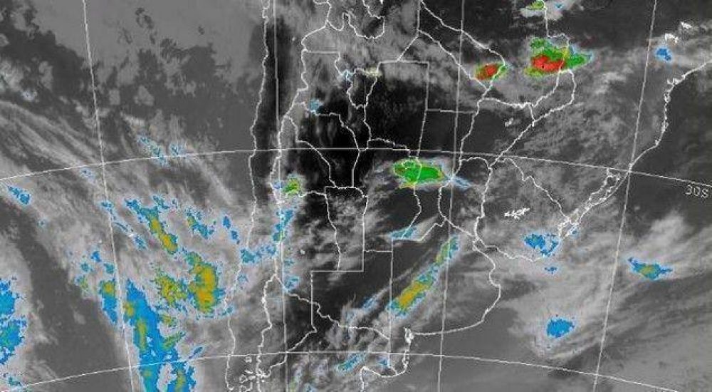 Prev�n lluvias y tormentas intensas en Chaco y otras ocho provincias