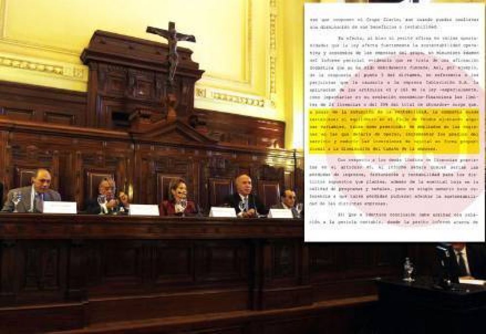 La Corte sugiri� a Clar�n hacer despidos y tarifazos en el fallo de la Ley de Medios