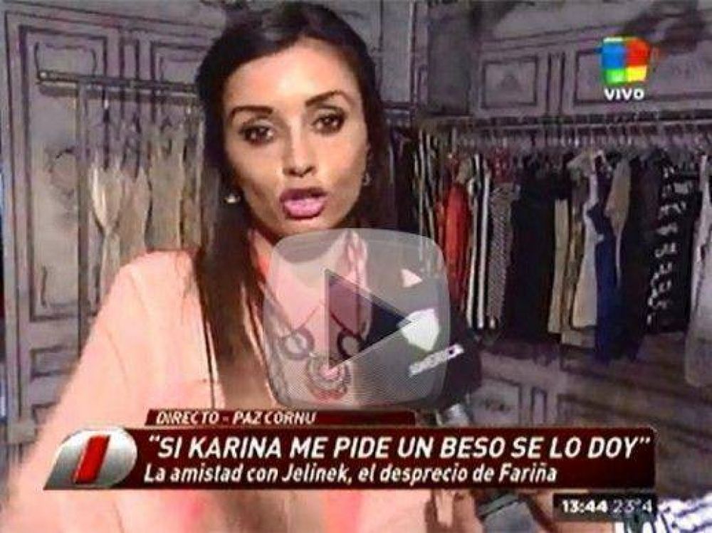 Paz Corn�, la amiga de Karina Jelinek: �Ni loca le negar�a un beso�