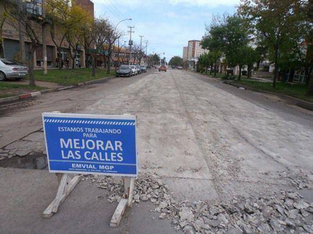 �Estamos haciendo una reconstrucci�n total de la avenida Libertad�