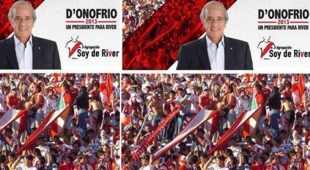Papel�n de D'onofrio: confundi� la hinchada de River con la de Instituto