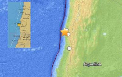 Un sismo en Chile se sinti� fuerte en Cuyo y C�rdoba