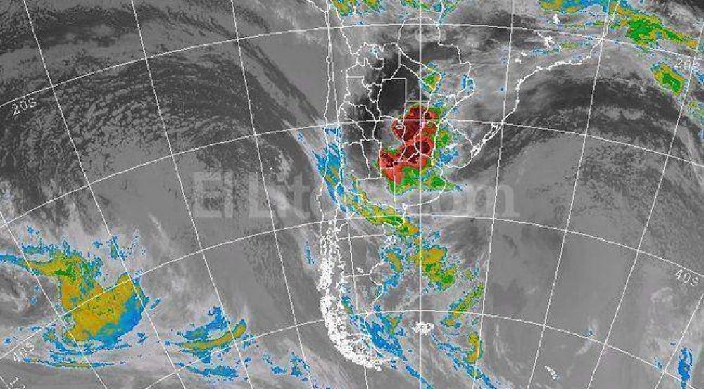 Santa Fe est� en la zona de riesgo de la tormenta