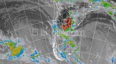 Santa Fe est� en la zona de riesgo de la tormenta