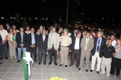 La Legislatura Provincial inaugur� nuevo sistema de iluminaci�n