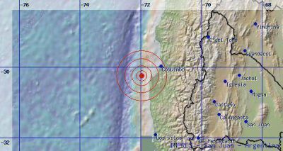 Un sismo en Chile se sinti� en el centro de San Luis
